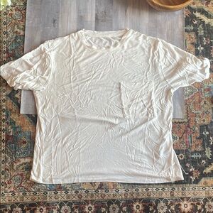 Women’s Stars Above White Short Sleeve Tee Relaxed Fit